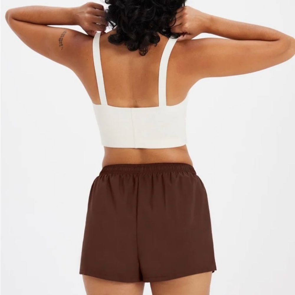Girlfriend Collective Earth Gazelle shorts Size XL, NWOT